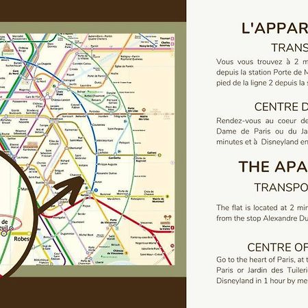41.Appart 4Pers#1 Bedroom #Pere Lachaise #Nation Париж Екстериор снимка